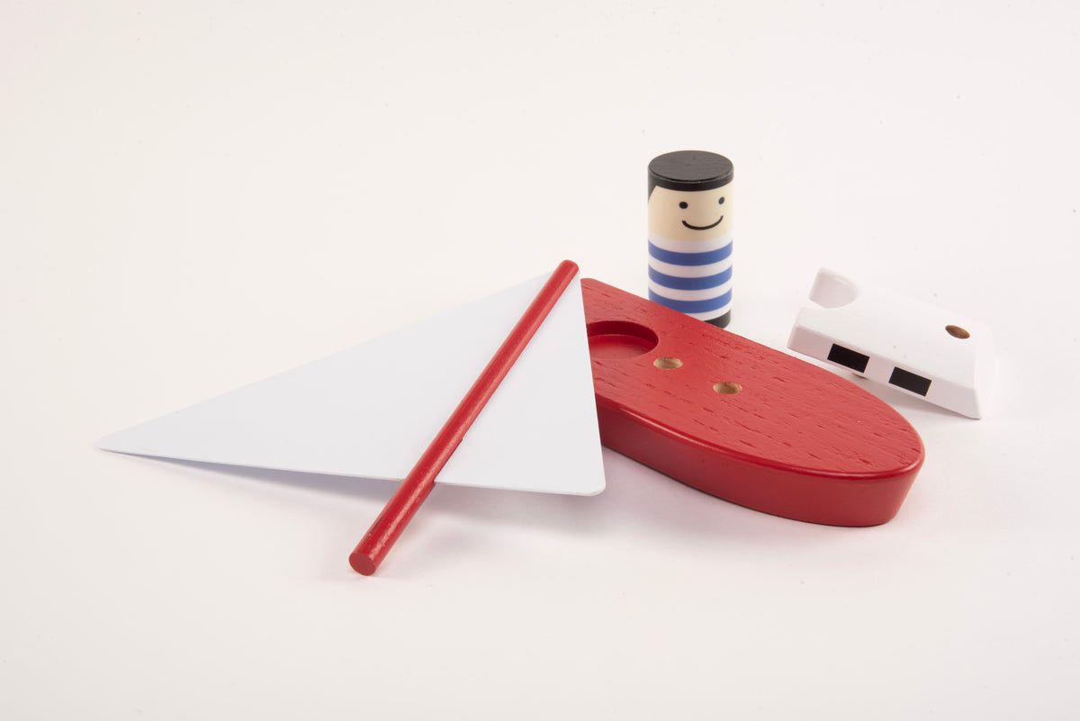 Sailing Boat Set - Red