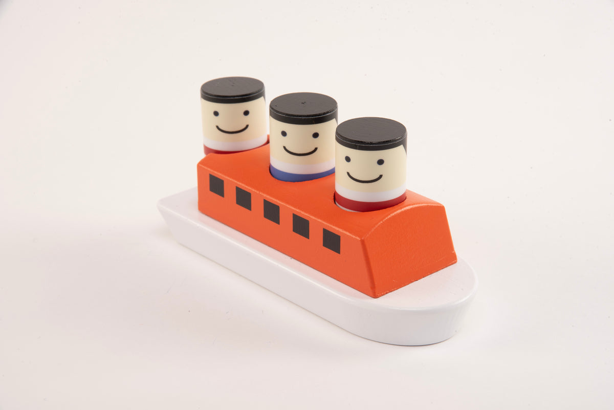 Ferry Boat Set - White