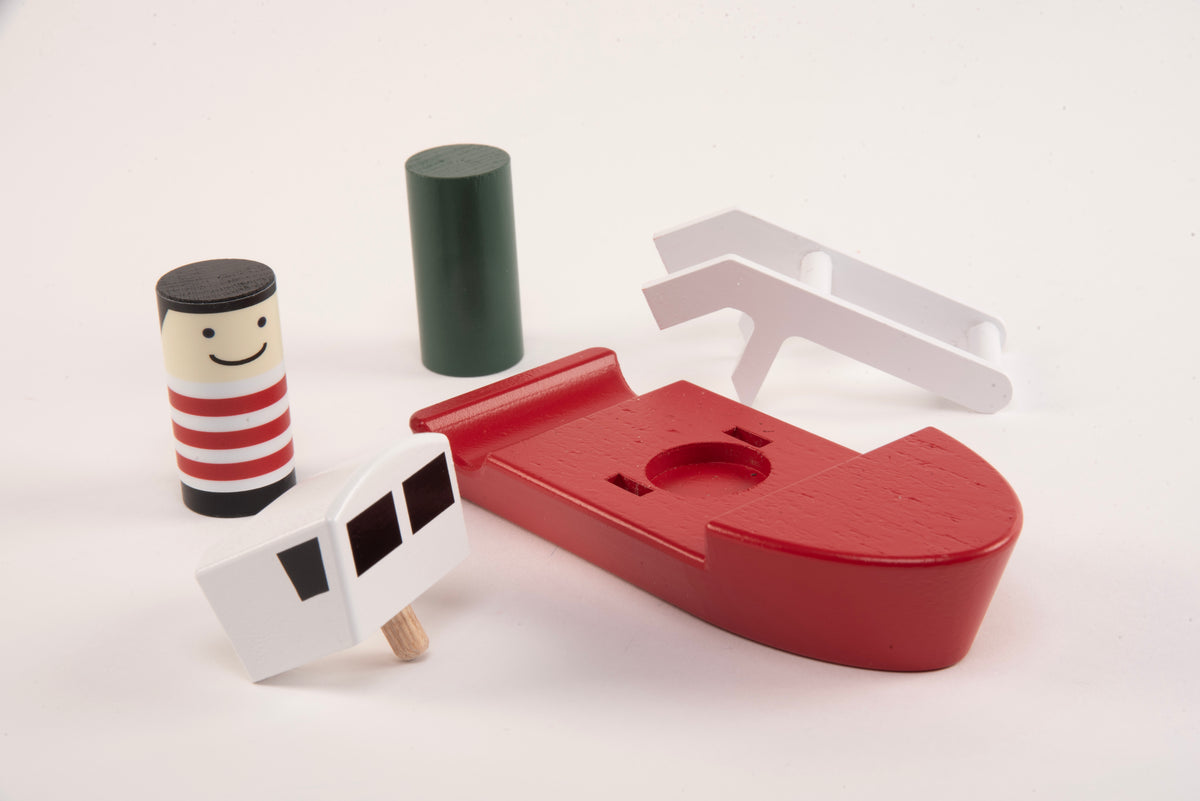Fishing Boat Set - Red